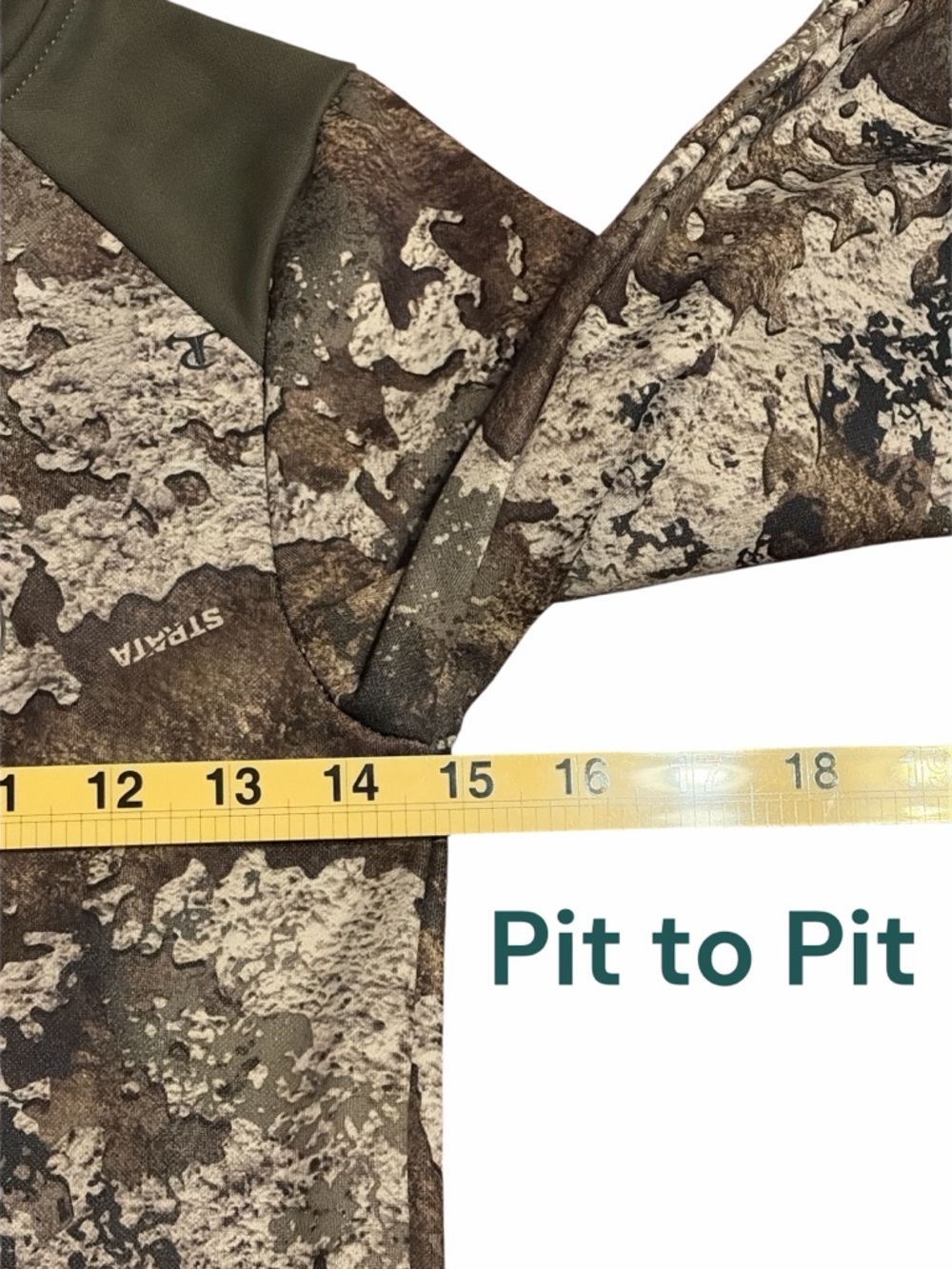 RedHead Kids Camo Hoodie in Olive & Brown Realtree Graphic - Picture 3 of 4